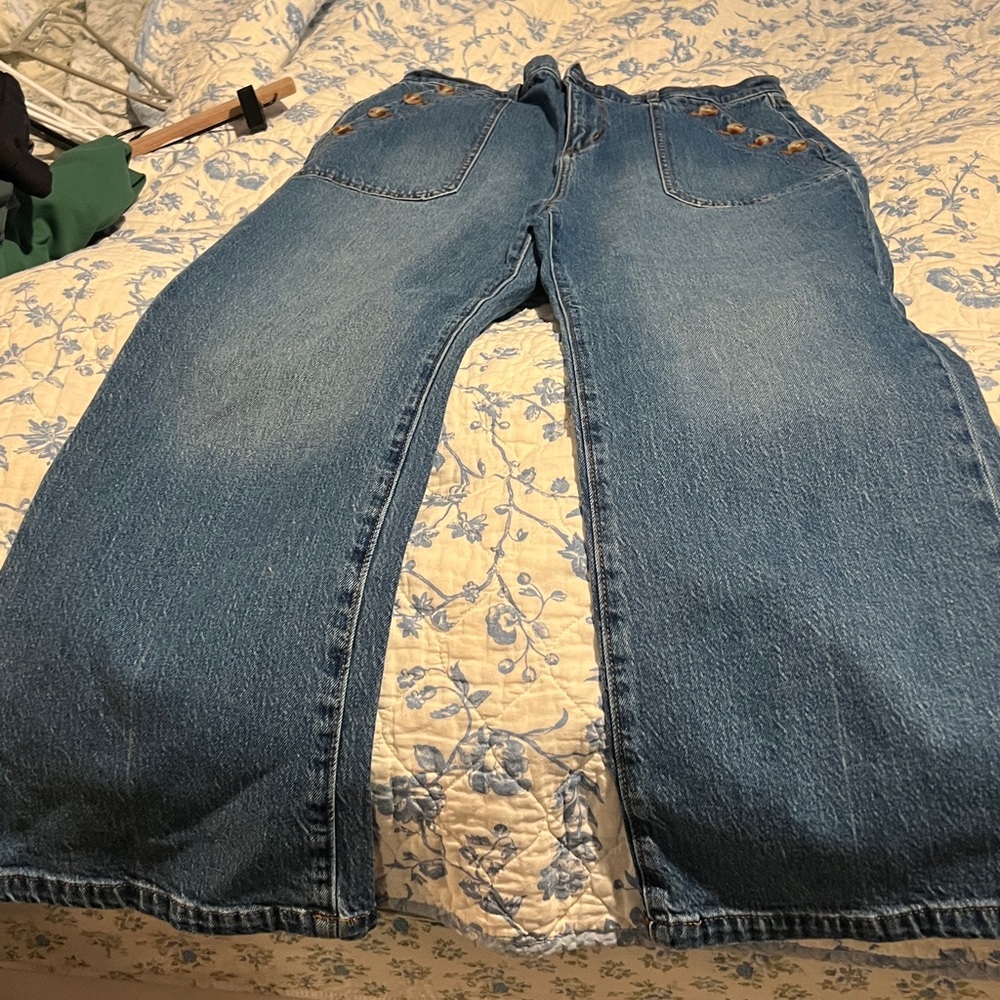LOFT Light Blue Denim with Stitch Detail
